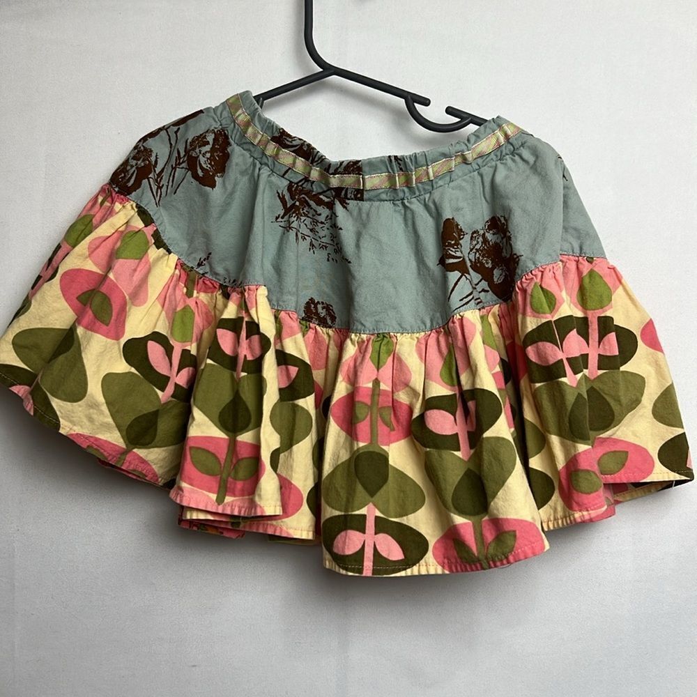 Matilda Jane Westside Molly twirl patch-work skirt size 4 EUC - Picture 5 of 10
